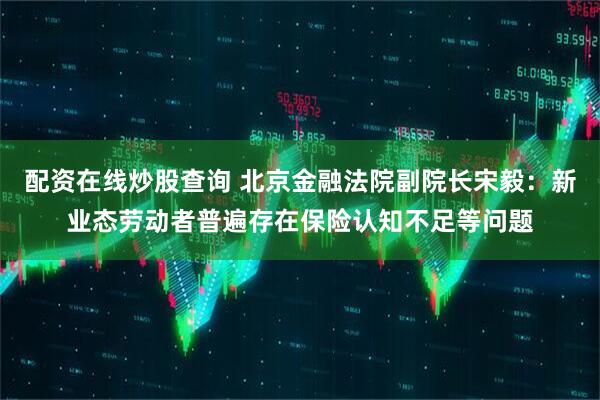配资在线炒股查询 北京金融法院副院长宋毅：新业态劳动者普遍存在保险认知不足等问题