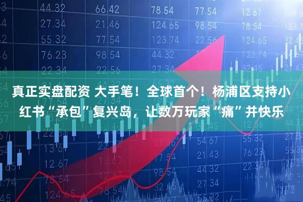 真正实盘配资 大手笔！全球首个！杨浦区支持小红书“承包”复兴岛，让数万玩家“痛”并快乐